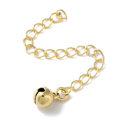 Настоящее золото 24K Латунь заканчивается цепью, колокол, без кадмия и без свинца, реальный 24 k позолоченный, 67 мм