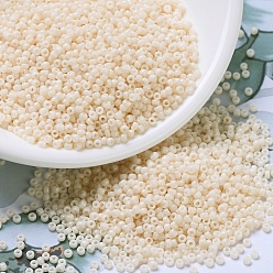 (RR3324) Непрозрачное Старый Кружевной Миюки круглые бусины рокайль, японский бисер, 11/0, (rr 3324) непрозрачный oldlace, 2x1.3 мм, отверстия : 0.8 mm, около 50000 шт / фунт