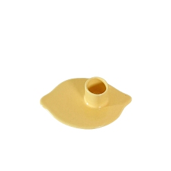 Ананас Креативный керамический подсвечник в форме фруктов, украшение для дома, желтые, ананас, 112x76 мм