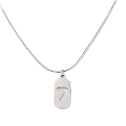 Нержавеющая Сталь Цвет Не тускнеет 304 овальная форма из нержавеющей стали с полостью 7 подвески ожерелья, цвет нержавеющей стали, 16.26 дюйм (41.3 см), удлинитель: 58 мм, Кулон : 17x8 мм