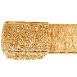 Золотистый Отделка из полиэстеровой ленты с пайетками и кисточками, аксессуары для одежды, золотые, 5-7/8 дюйм (150 мм)