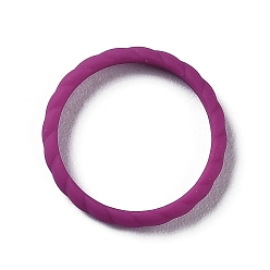 Purple Silicone Finger Rings, Twist, Purple, Inner Diameter: 18mm
