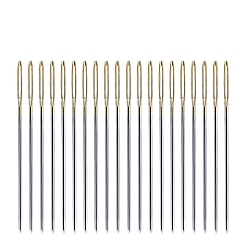 Платина Иглы из железной пряжи, тупые иглы с большим ушком, для вышивки крестом, вязание, вышивка лентами, платина, 40x0.95 мм, 500 шт / комплект