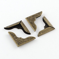 Античная Бронза Книга скрапбукинга альбом папки меню железа угловые протекторы, античная бронза, 23x23x3 мм