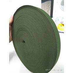 Темно-оливково-зеленый Цветная плоская эластичная резинка, швейные принадлежности для одежды, темно-оливковый зеленый, 25 мм, около 43.74 ярдов (40 м) / рулон