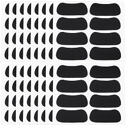 Черный Самоклеящаяся бумага для этикеток из ПВХ, прямоугольные, чёрные, 69x80x0.2 мм