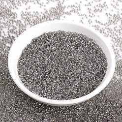 (RR355) Hot Pink Lined Crystal AB MIYUKI Round Rocailles Beads, Japanese Seed Beads, 15/0, (RR355) Hot Pink Lined Crystal AB, 1.5mm, Hole: 0.7mm, about 250000pcs/pound