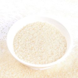 (RR3504) Прозрачный Бледно-бежевый Блеск Миюки круглые бусины рокайль, японский бисер, 15/0, (rr 3504) прозрачный бледно-бежевый блеск, 1.5 мм, отверстия : 0.7 mm, около 250000 шт / фунт