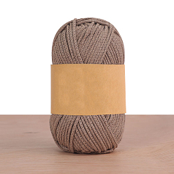 Розово-Коричневый Хлопчатобумажные нити, для вязания крючком принадлежности, розово-коричневый, 2 мм, около 92.96 ярдов (85 м) / моток