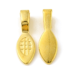 Золотой Сплав клея на плоские площадки поручительств, кулон с конским глазом, золотые, 22x7x1.5~5 мм, отверстие : 5x3 мм