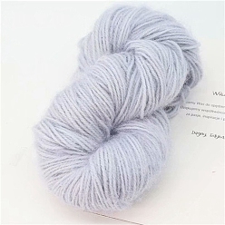 Azurblau Mohairgarne, Eichhörnchen-Mohairgarne, Häkelgarn für Winterpullover, Mütze, Schal, azurblau, 3 mm