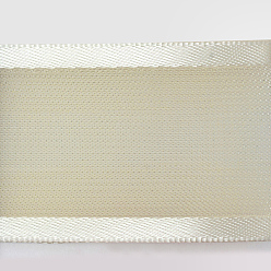 Pale Goldenrod 100 Yards Polyester Organza Ribbon with Satin Edge, Pale Goldenrod, 3/8 inch(9mm)