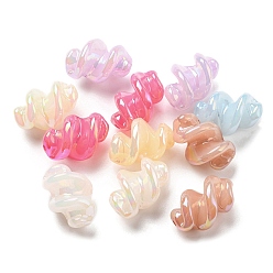 Mixed Color Imitation Jelly and Luminous Acrylic Beads, Mixed Color, 22x15x14mm, Hole: 1.8mm