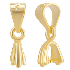 Золотой 6шт 925 щипцы для колки льда из стерлингового серебра, золотые, 8x5x3.4 мм, штифты : 0.1 мм