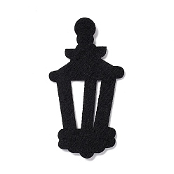 Черный Шерстяной войлочный фонарь для украшения вечеринки, тематические украшения для хэллоуина, для декоративного дерева, баннер, гирлянда, чёрные, 110x59x2 мм