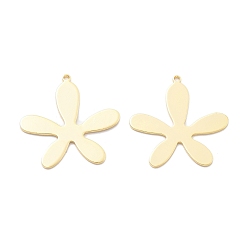 Настоящее золото 18K Латунные подвески, без кадмия, без никеля и без свинца, , реальный 18 k позолоченный, 25.5x24.5x0.8 мм, отверстие : 1 мм