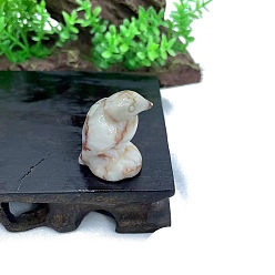 Камень Сетки Украшения для скульптур из натурального нетстоуна, для домашнего офисного стола, орел, 30 мм