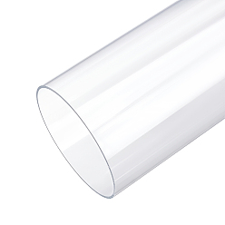 Clair Tuyau en acrylique transparent, tuyau polyvalent, clair, 250x100mm