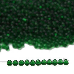 (DP146) Transparent Green Миюки 3.4мм капельные бусины, японский бисер, прозрачные цвета, (dp146) прозрачный зеленый, 3.4x3 мм, отверстие : 0.65 мм, Около 180 шт / 10 г