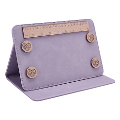 чертополох Линейка для спиц из искусственной кожи, магнитный, шаблон стойки диаграмм, чертополох, 262x175x15 мм