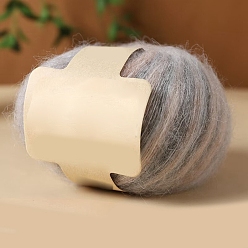 пшеница Пряжа мохер градиентного цвета, длинная шерстяная пряжа для вязания, для одежды шарфы свитера шали шапки, цвет пшеницы, 50г/моток