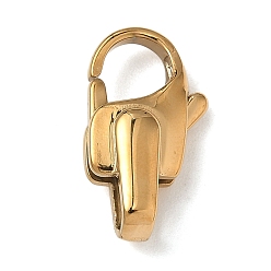 Золотой 304 нержавеющая сталь застежка когтя омара, ионное покрытие (ip), золотые, 19.5x11x6 мм, отверстие : 5x3 мм