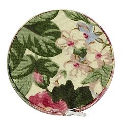 Лимонный шифон Пластиковая мягкая швейная рулетка, тканевый чехол с цветочным узором, для тела, шитье, портной, одежда, лимонный шифон, 53x12 мм, около 150 см/шт.