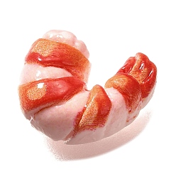 Креветка Кабошоны из смолы, имитация овощей, креветка, 10.5x13x5.5 мм