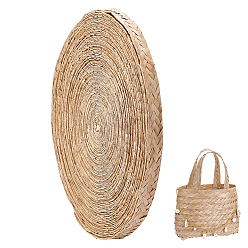 Bräune Handgefertigtes gewebtes Farnband, für Heimtextilien, Bräune, 3/4 Zoll (20 mm), ungefähr 54.68 Yards (50 m)/Satz