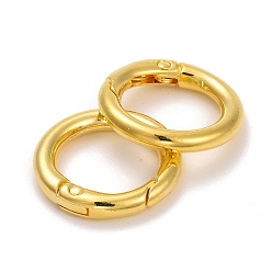 Golden Alloy Spring Gate Rings, O Rings, Golden, 6 Gauge, 24x4mm