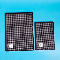 Белый Пластиковый коврик для резки, разделочная доска, для ремесленного искусства, прямоугольные, белые, 297x210 мм