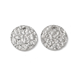 Нержавеющая Сталь Цвет 304 подвески из нержавеющей стали, круглые подвески, цвет нержавеющей стали, 12.5x1 мм, отверстие : 0.8 мм