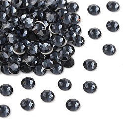 40080 Light Graphite Preciosa® maxima crystal без горячей фиксации плоские камни, чешский хрусталь, срыв твердой мозговой оболочки, круглый(438 11 615 шатон-роза), 40080 светлый графит, ss 16 (3.8~4 мм)