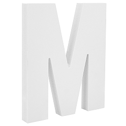 Letter M Деревянные буквы орнаменты, для diy craft, домашнего декора, letter.m, м: 150x125x15 мм