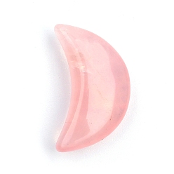 Розовый Кварц Фигурки луны из натурального розового кварца для украшения рабочего стола домашнего офиса, 32x20x10 мм