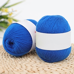 Озёрно--синий Кашемировая пряжа для вязания, для одежды шарфы свитера шали шапки, Плут синий, 50г/моток