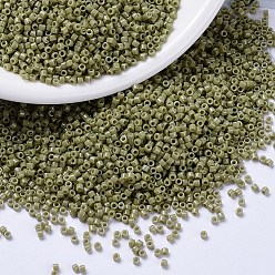 (DB2124) Окрашенный Непрозрачный Кактус Дуракоат Бусины miyuki delica, цилиндр, японский бисер, 11/0, (db 2124) окрашенный в непрозрачный кактус дюракоат, 1.3x1.6 мм, Отверстие: 0.8 мм, о 2000 шт / бутылка, 10 г / бутылка