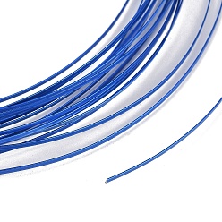 Синий 5м алюминиевая проволока, плоский, для diy craft, синие, 1x0.3 мм, около 16.40 футов (5 м) / рулон