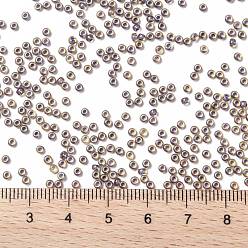 (926) Inside Color Light Topaz/Opaque Lavender Lined TOHO Round Seed Beads, Japanese Seed Beads, (926) Inside Color Light Topaz/Opaque Lavender Lined, 11/0, 2.2mm, Hole: 0.8mm, about 5555pcs/50g