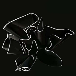 Black 20 Sheets Waterproof Plastic Gift Wrapping Paper, Square, Folded Flower Bouquet Wrapping Paper Decoration, Black, 575x575mm