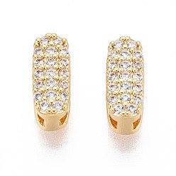 Letter I Латунные микропаве из прозрачного кубического циркония, буквы, без никеля , Буква "i", 9x49x5 мм, отверстие : 3 мм