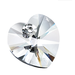 00030 Crystal Подвески с кристаллами preciosa® maxima, чешский хрусталь, 433 68 615 сердце, 00030 кристалл, 14 мм, отверстие : 1.4 мм