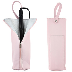 Pink Сумки из искусственной кожи с ручкой, для плойки, прямоугольные, розовые, 29x10x8.05 см