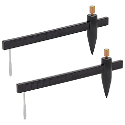 Black Plastic Cutting Gauge, for Ceramic & Clay Tools, Black, 184x76x15.5mm