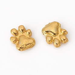 Золотой Сплав кабошонов, для наполнения кристаллами эпоксидной смолы, коготь собаки, золотые, 5.5x4.5x1.5 мм, около 100 шт / упаковка