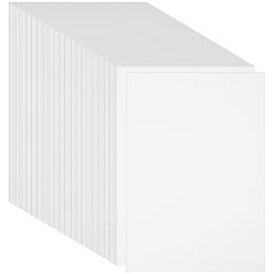 White Rectangle Cardstock Paper, Craft Paper for Scrapbooking & DIY Projects, White, 297x210x0.3mm
