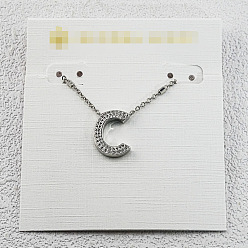 Letter C Латунные инициальные подвески-ожерелья для женщин, платина, буква С, 15.75 дюйм (40 см)