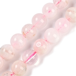 Лодолит Кварц Природного кварца lodolite нитей бисера, круглые, 8~8.5 мм, отверстие : 0.8 мм, около 48 шт / нитка, 15.16'' (38.5 см)