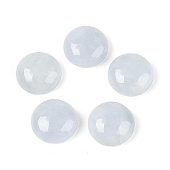 Аква Натуральный бирманский жадеит/бирманские кабошоны из жадеита, полукруглый, 10x4.5~5 мм