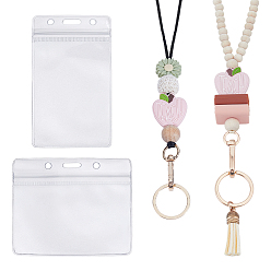 Золотой Ремешки для именных карточек в виде ромашек из силикона и дерева, С результатами железа и сплавов, золотые, 520~535 мм